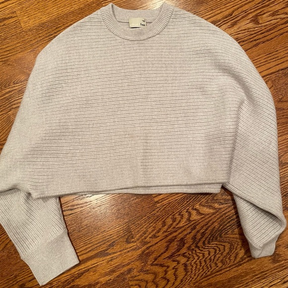 Wilfred free raglan sleeve grey sweater - Picture 1 of 4